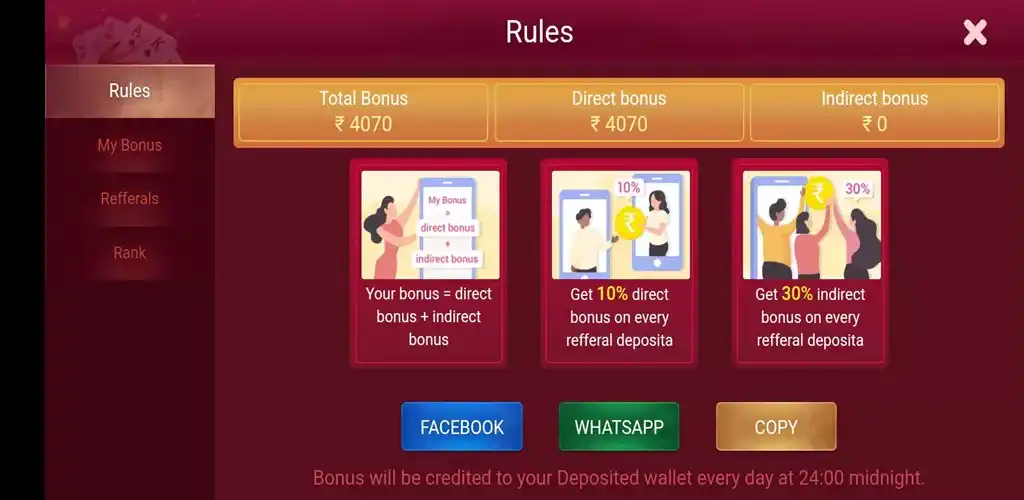 Teen Patti Clan Refer And Earn