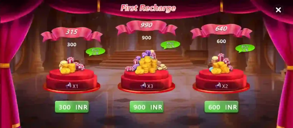 Teen Patti 3m First Recharge